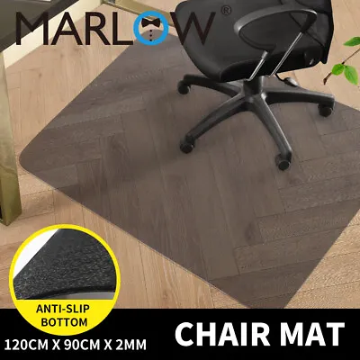 Marlow Chair Mat Office Carpet Floor Protectors Home Room Computer Work 120X90 • $33.99