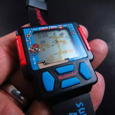 New 90's Nintendo Super Mario Bros 3 Game Quartz Men Watch • $135