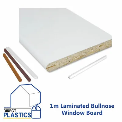 1m Laminated Window Board Cill UPVC Plastic Internal Sill Polyboard Duraboard • £3.25
