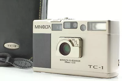 [N MINT W/ Case] Minolta TC-1 Point & Shoot 35mm Film Camera Compact From JAPAN • $879.99