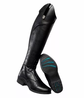 Mountain Horse Women's Veganza Tall Field Boots Vegan Leather Black • $175