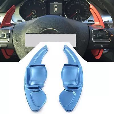 Blue Steering Wheel DSG Paddle Extension Shift For VW Golf Jetta GTI R MK5 MK6 • $24.90