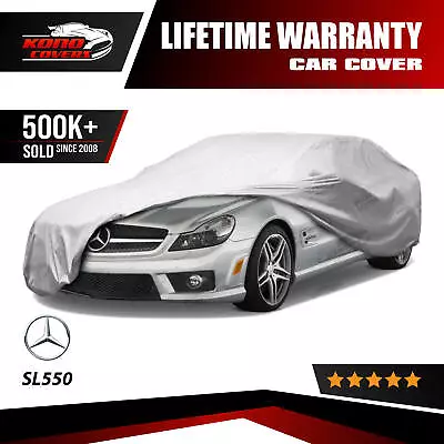 Mercedes-Benz SL550 4 Layer Car Cover Fit Outdoor Water Proof Rain Snow Sun Dust • $50.95