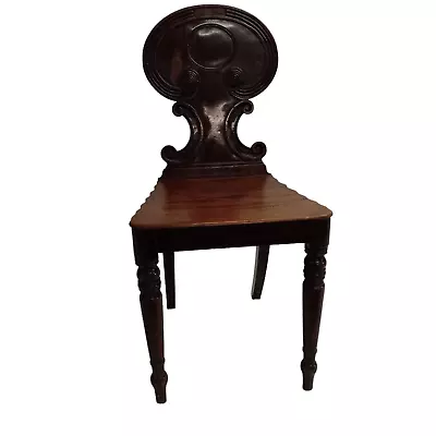 English Regency Mahogany Hall Chair • £39.99