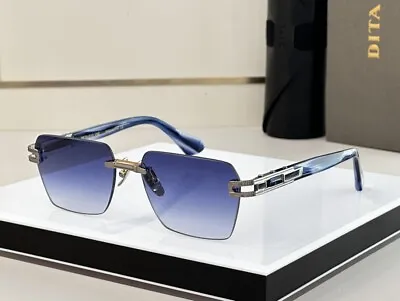 DITA META EVO ONE DTS147-A-02 Antique Silver Blue Swirl Sunglasses • $118.98