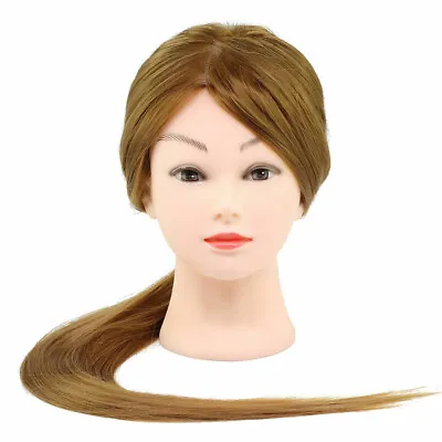 Salon Fake Hair Training Head Hairdressing Styling Mannequin Doll Clamp • $15.79