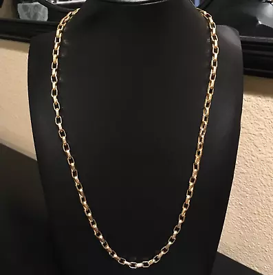 Vintage Napier Necklace Gold Tone Hammered Links Signed • $19.95