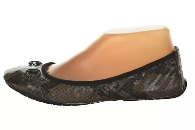 Me Too Limbo Womens Shoes Size 7 Brown Animal Print Ballet Flats Casual • $29.99