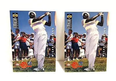 1994 Upper Deck Michael Jordan Collector’s Choice Silver Signature Golf + Bonus • $69.99