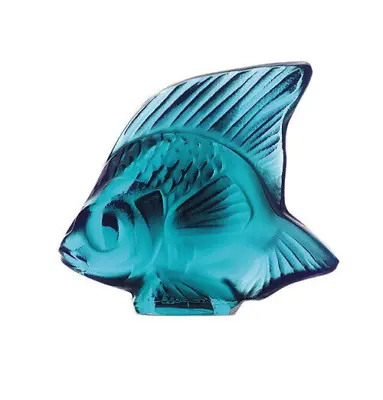 Lalique Crystal (Brand New) Fish Sculpture Colour & Code : TURQUOISE 3000500 • £95