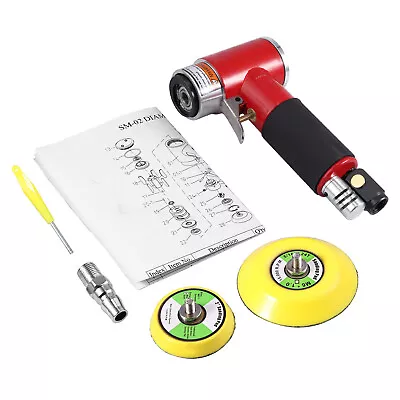 2 /3  Mini Random Orbit Air Sander Kit Grinding Machine Car Polisher Buffer • $42.65