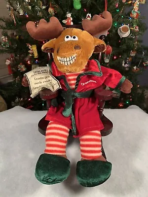 Vintage DanDee Animated Plush GRANDMA GOT RUN OVER BY A REINDEER Movement Music • $44.95