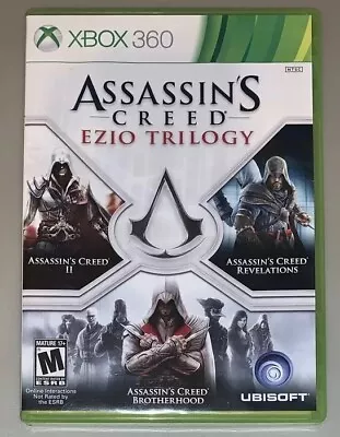 Assassin's Creed: Ezio Trilogy (Microsoft Xbox 360 2013) No Manual.  Tested. • $11.99