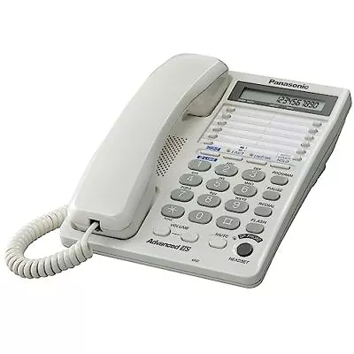 Panasonic 2-Line Integrated Corded Telephone Phone System 16-Digit LCD KX-TS208W • $33.62