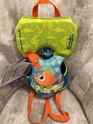 Stearns Puddle Jumper Infant Hydrospring Life Jacket And Vest Orange Fish~NEW • $26.99