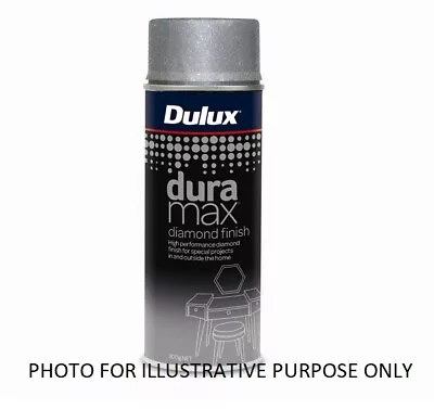 Dulux DURAMAX GLITTER EFFECT SPRAY PAINT 300g Interior & Exterior Use SILVER • $62.95