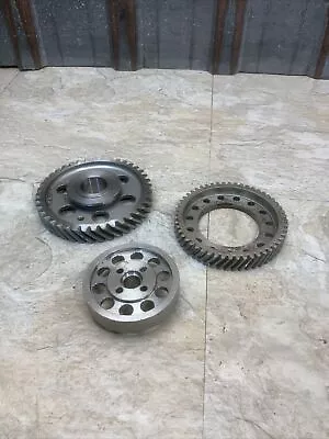 Lot Of 3 Industrial Machine Steampunk Pulley Gear Cog Robot￼ Salvage Bk • $18.99