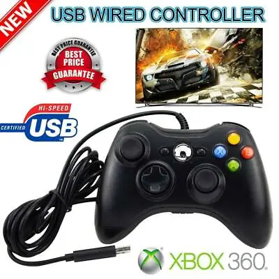 Game Controller Joystick USB Wired Gamepad For Microsoft Xbox 360 PC Laptop AU • $20.99