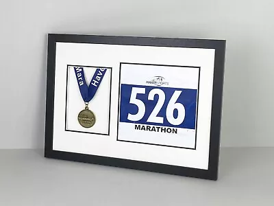 Sports Medal Display Frame For Medal And Running Bib. A3 Frame Size. • £31