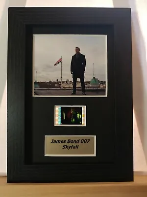 £15 • Buy James Bond 007 Skyfall 6  X 4  Genuine 35mm Film Cell Display Framed Or Unframed