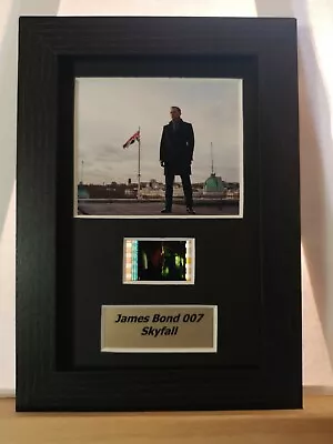 James Bond 007 Skyfall 6  X 4  Genuine 35mm Film Cell Display Framed Or Unframed • £15