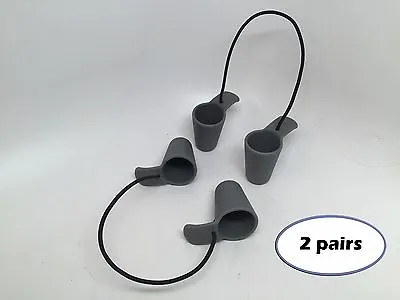 Pactrade Marine 2pairs Grey Scupper Plugs Stoppers TPR Sit-On-Top Kayak Holes • $12.99