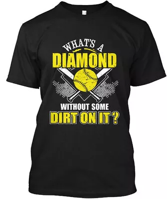 Softball Diamond T-Shirt Made In The USA Size S To 5XL • $21.99