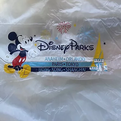 (5) Family Pack Disney Parks Rain Poncho Hood Mickey Fireworks 3 Adult 2 Child • $28