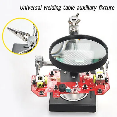Magnifying Glass Soldering Station Repair With Stand For PCB Phone Circuit Board • $23.97