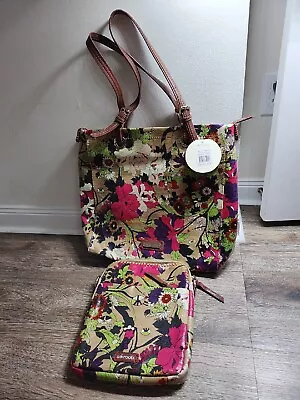 NEW Sakroots The Sak Large Artist Circle Shoulder Tote Purse Tablet Case 104955 • $87.19