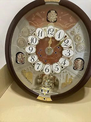 Seiko Clock Special Collector's Edition 24 Melodies In Motion Clock Swarovski • $399