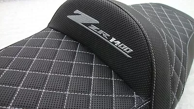 KAWASAKI ZZR1400 Seat Custom EXCHANGE In Stock SILVER CHECK # G59 • £339