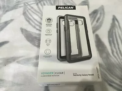 Pelican Voyager Protection Case +Holster For Samsung Galaxy Note8 - Clear/Gray   • $10.19