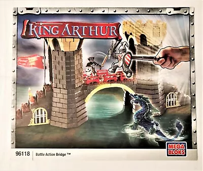 Mega Bloks King Arthur Battle Action Bridge #96118 Replacement Manual • $4