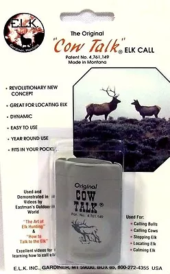 $11.99 • Buy Cow Talk Elk Call By Elk Inc *new In Package*