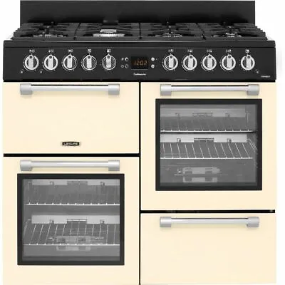 Leisure CK100G232C Cookmaster 100cm 7 Burners A+/A Cream Gas Range Cooker • £1000