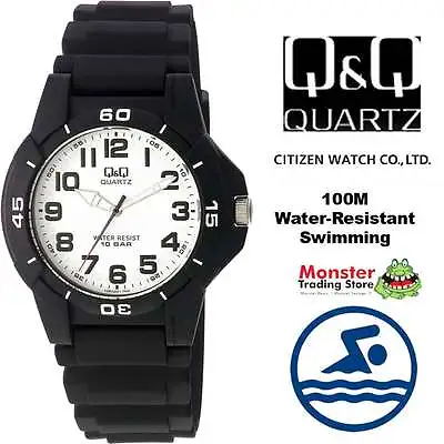 Vq84j001 Q&q 100-metres Gents Diver Style Watch Citizen Made - Swimming Watch • $49