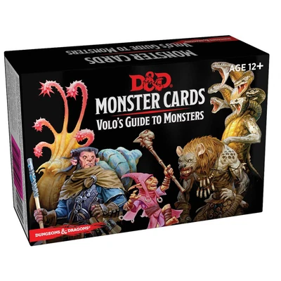 $38.50 • Buy D&D Spellbook Cards Monster Cards Volo's Guide To Monsters