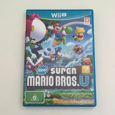 VGC! Genuine Nintendo Wii U Game New Super Mario Bros. U PAL AUS CIB Complete • $16.98