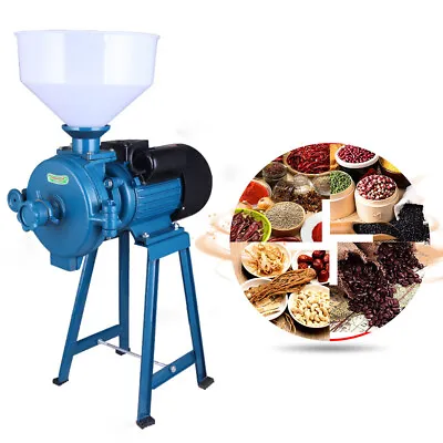 £250 • Buy 220V 1.5kW Electric Dry Feed Mill Cereals Grinder Rice Corn Grain Coffee Wheat 