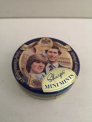 Vintage Royal Wedding Charles & Diana Sharps Mini Mints Tin 1981 Sealed • £16.48