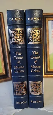Easton Press 2 Vol THE COUNT OF MONTE CRISTO By ALEXANDER DUMAS ~FAMOUS EDITIONS • £63.34