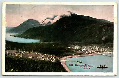 1909 Haines  And Fort W.H.Seward Alaska Harbor View  Postcard A14 • $13.89