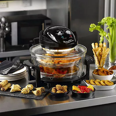 Michael James 17 Litre Halogen Convection Oven Air Fryer With Extender Ring • £27.99