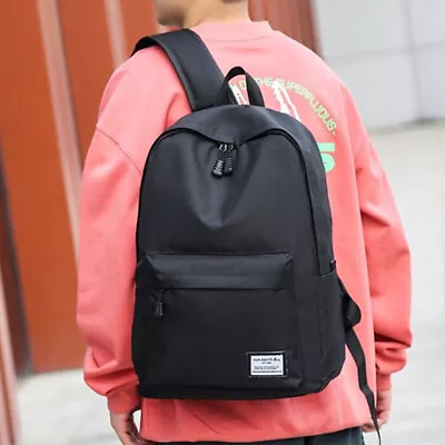 Men Women Backpack Bookbag School Travel Laptop Rucksack Zipper Bag 15.7'' • $12.90