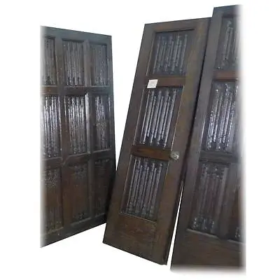 16th Century Oak Tracery Paneling-Historic Provenance Wm.R. Hearst's San Simeon • $167000