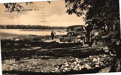 Vintage Postcard- Scene Around Metuchen New Jersey. Posted 1956 • $8.95