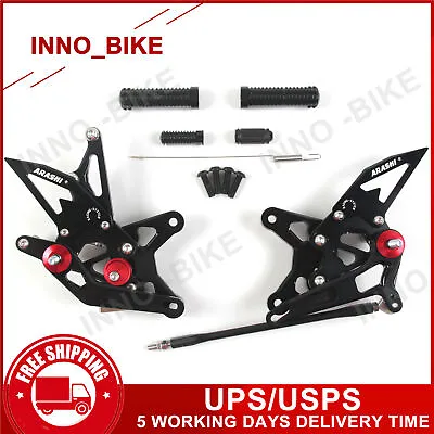 For Kawasaki Ninja ZX6R ZX636 2009 - 2014 2010 2011 2012 2013 Rearsets Footrests • $141.23