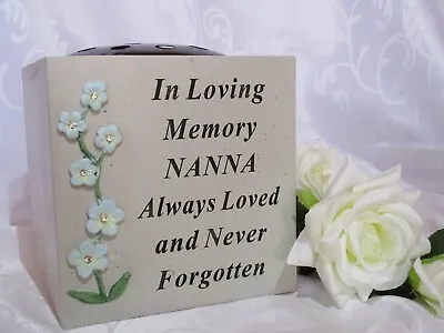 Graveside Memorial Pot For Nan • £9