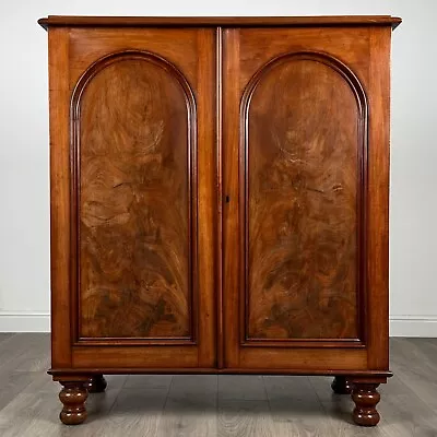 Antique 19th Century Dwarf Wardrobe In Mahogany ( REF AF-3228 ) • £685